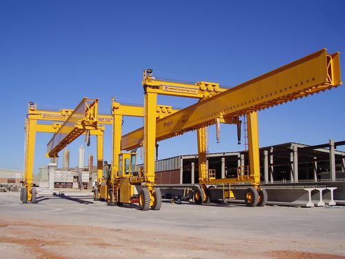 Gru a cavalletto gommata - MST 130 - CIMOLAI TECHNOLOGY - per cantieri di prefabbricati