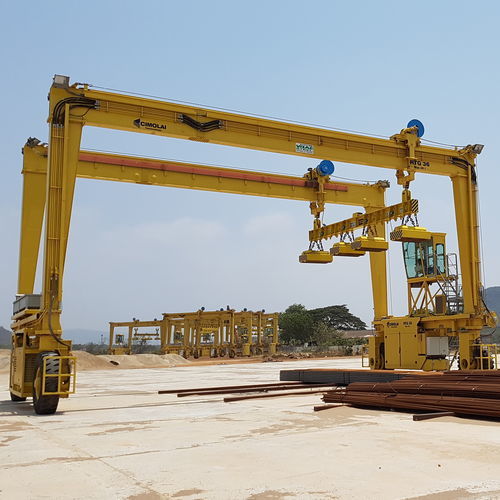 Carro cavaliere per container - MST 36 - CIMOLAI TECHNOLOGY - gommato
