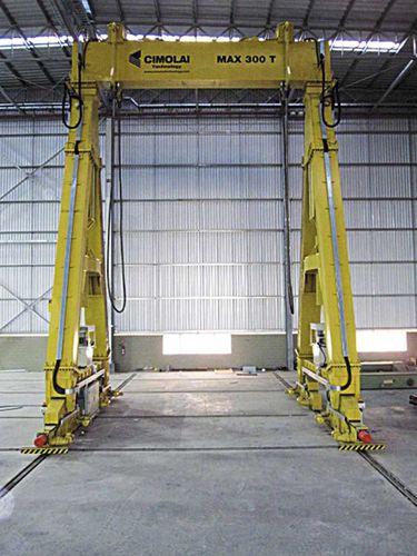 Gru a cavalletto su guida di scorrimento - RGC 300 - CIMOLAI TECHNOLOGY