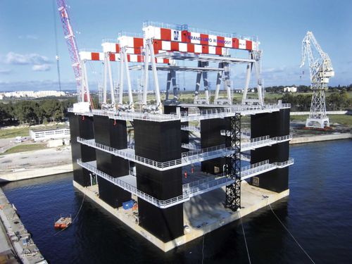 Gru a cavalletto gommata - RGC 90 - CIMOLAI TECHNOLOGY - per applicazioni marine