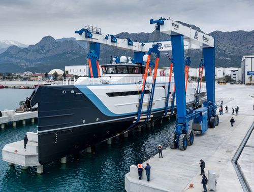 Gru a cavalletto mobile - MBH 560 - CIMOLAI TECHNOLOGY - per applicazioni marine / da scaricamento navi