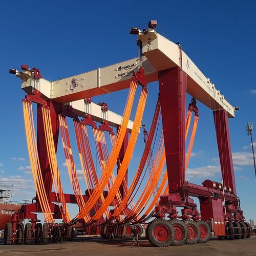 Gru a cavalletto mobile - MBH 1280 - CIMOLAI TECHNOLOGY - da scaricamento navi