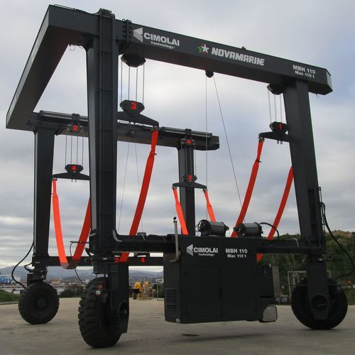 Gru a cavalletto mobile - MBH 110 - CIMOLAI TECHNOLOGY - da scaricamento navi