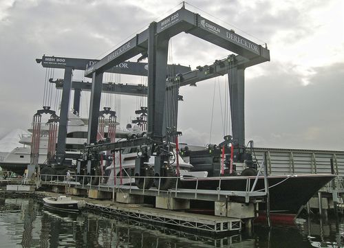 Gru a cavalletto mobile - MBH 220 - CIMOLAI TECHNOLOGY - da scaricamento navi