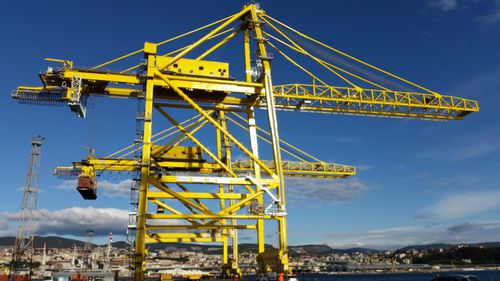 Gru mobile - RGC 100 - CIMOLAI TECHNOLOGY - per il carico di navi