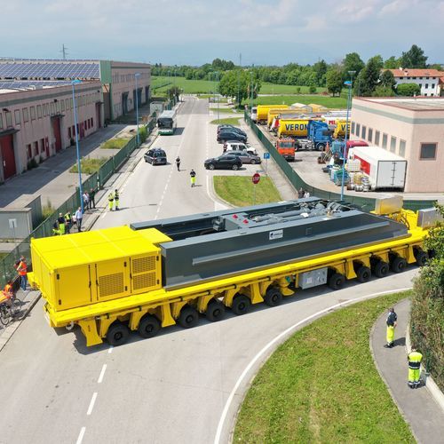 Carrello automotore per carichi pesanti - FBT 300 - CIMOLAI TECHNOLOGY - modulare / per cantiere / a pianale