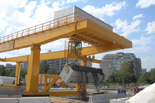 Gru a cavalletto su guida di scorrimento - RGC 4 - CIMOLAI TECHNOLOGY - per container