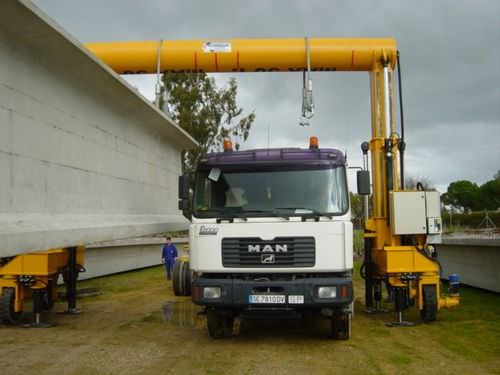Gru a cavalletto gommata - MST 100 - 7 - CIMOLAI TECHNOLOGY - per galleria / per applicazioni speciali