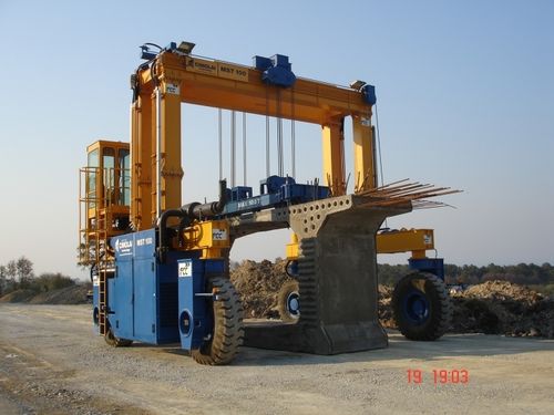Gru a cavalletto gommata - MST 100 - 22 - CIMOLAI TECHNOLOGY - per galleria / per applicazioni speciali