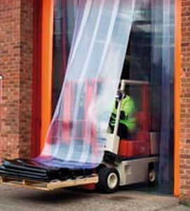 Porta a striscie industriale - Wilcox Door Service Inc