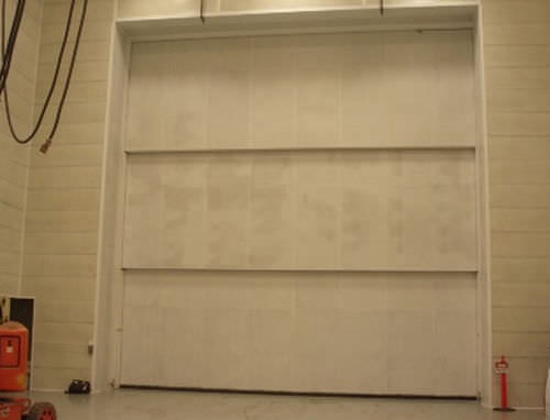Porta ad avvolgimento - Wilcox Door Service Inc - in metallo / per interno / industriale