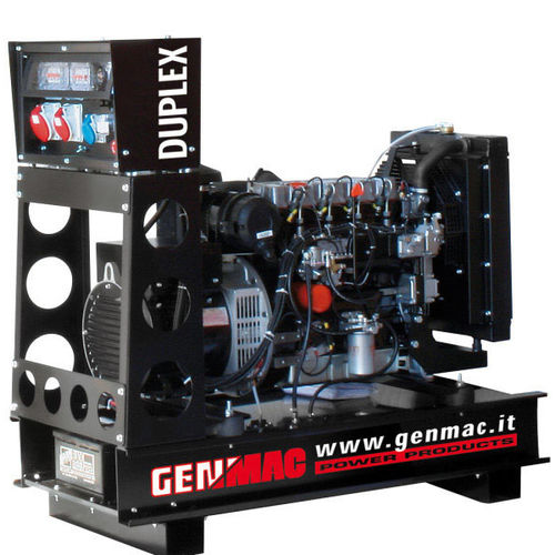 Gruppo elettrogeno diesel - DUPLEX RG10PO - GENMAC SRL - monofase / stazionario / 50 Hz