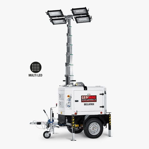 Torre faro LED - BELLATRIX - GENMAC SRL - con motore diesel