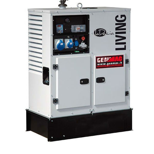 Gruppo elettrogeno diesel - LIVING RGU7KS-EPA - GENMAC SRL - monofase / stazionario / 60 Hz