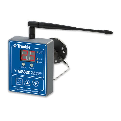 Indicatore di corrente - GS320 - Trimble Navigation - Construction Division - di velocità del vento / LED / con connessione wirelss