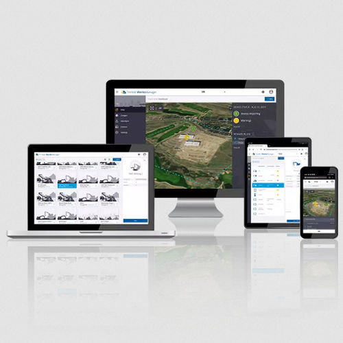 Software di gestione - WorksManager - Trimble Navigation - Construction Division - di progettazione / per cruscotto / di gestione dati