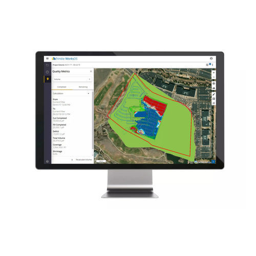 Software di interfaccia - WorksOS - Trimble Navigation - Construction Division - di supervisione / di progettazione / di regolazione