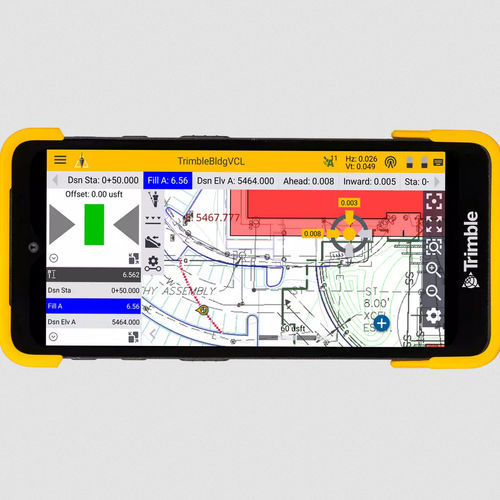 Acquisitore di dati digitale - TDC6 - Trimble Navigation - Construction Division - rinforzato / portatile
