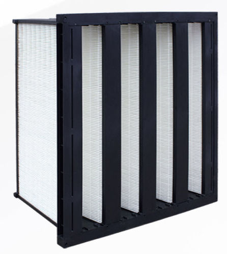 Filtro ad aria - MV-HT series - Mikropor - in pannelli / a V / per alte temperature