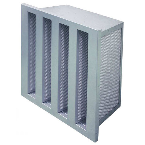 Filtro ad aria - MV4HT series - Mikropor - in pannelli / a V / per alte temperature