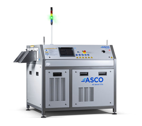 Pastigliatrice di ghiaccio secco per granuli ad alta densità - P55 - ASCO CARBON DIOXIDE - con touch screen