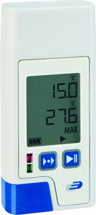 Registratore di dati di temperatura - TempPDF-L - Tecnosoft - USB / con display LCD / per applicazioni mediche