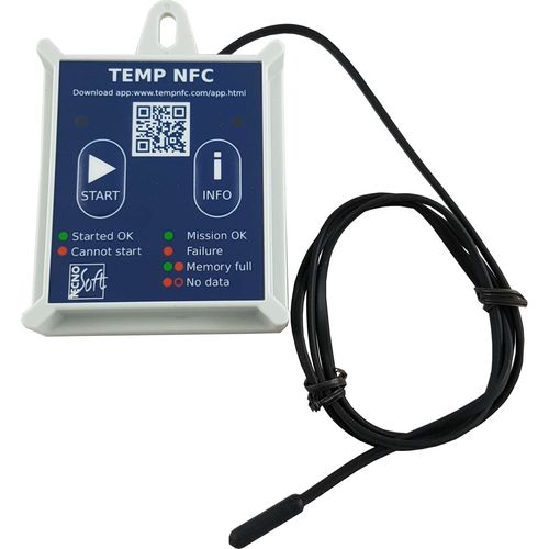 Registratore di dati di temperatura - TempNFC RCE - Tecnosoft - NFC / senza schermo / per applicazioni alimentari