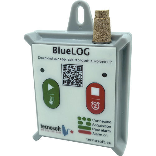 Registratore di dati di temperatura e umidità - BlueLOG RH - Tecnosoft - bluetooth / senza schermo / per applicazioni alimentari