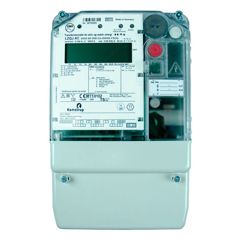 Contatore di energia elettrica a muro - Kamstrup Instumenation - con display LCD
