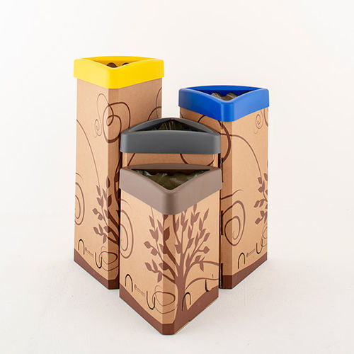 Contenitore per rifiuti in plastica riciclata - Delta light - SARTORI AMBIENTE S.R.L. - in cartone / per rifiuti domestici / per raccolta differenziata