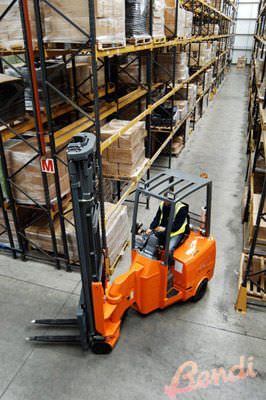 Carrello elevatore elettrico - B313AC - Bendi - con conducente seduto / per corsie strette / per movimentazione