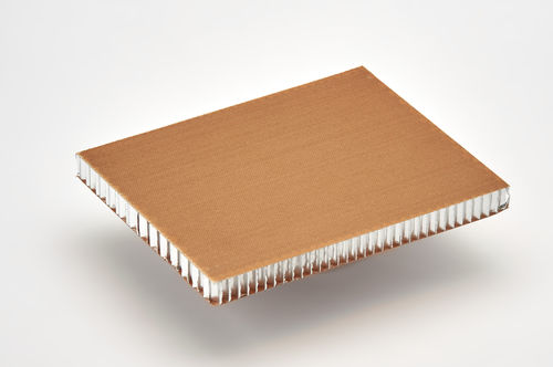 Pannello sandwich in alveolari - ALUSTEP® F - Cel Components S.r.l. - rivestimento in fibra di vetro / per interni / per parete