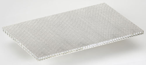 Pannello sandwich in alveolari - ALUSTEP 500 SL - Cel Components S.r.l. - rivestimento in fibra di vetro / per muro / per interni