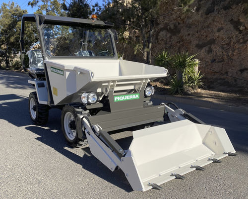 Dumper gommato - D-1750-AC - Piquersa Maquinaria, S.A. - diesel / a scarico frontale / autocaricante