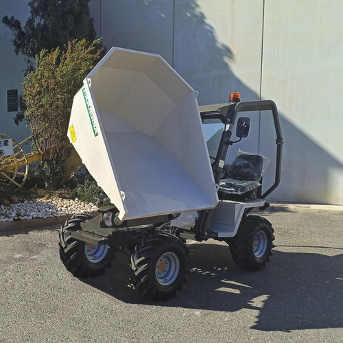 Dumper gommato - D-1750-DG - Piquersa Maquinaria, S.A. - diesel / a scarico frontale / a scarico posteriore