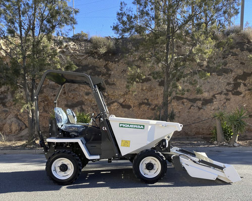Dumper gommato - D-1750T4-AC - Piquersa Maquinaria, S.A. - diesel / a scarico frontale / autocaricante