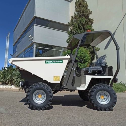 Dumper gommato - D-1750H-DA - Piquersa Maquinaria, S.A. - diesel / a scarico frontale