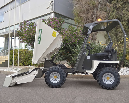 Dumper gommato - D-2000H-AC - Piquersa Maquinaria, S.A. - diesel / a scarico frontale / autocaricante