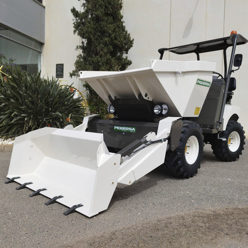 Dumper gommato - D-3500H-AG - Piquersa Maquinaria, S.A. - diesel / a scarico frontale / a scarico posteriore