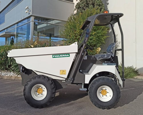 Dumper gommato - D-4500H - Piquersa Maquinaria, S.A. - diesel / a scarico frontale