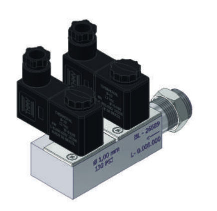 Manifold a 3 vie - 26689 - Thermoval - in alluminio / idraulico / per aria
