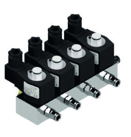 Manifold a 3 vie - 9214210 - Thermoval - in alluminio / per applicazione idraulica / per aria