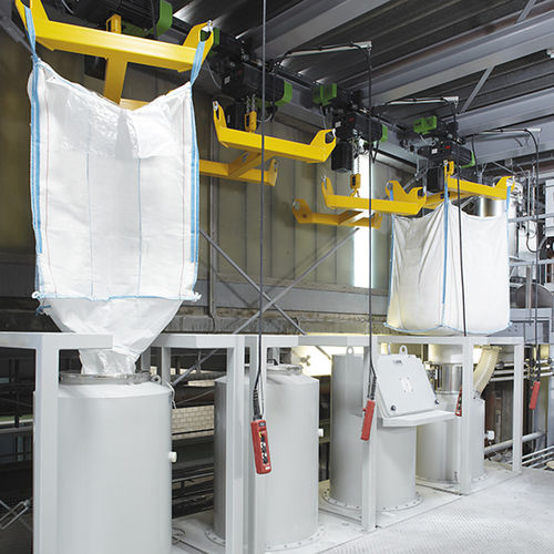 Sistema di scarico per big bag - AZO Group - per materiali alla rinfusa / pneumatico / automatico
