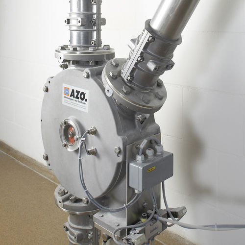 Valvola deviatrice a 2 vie - RW GE series - AZO Group - per trasporto pneumatico / per prodotti alimentari / per plastica
