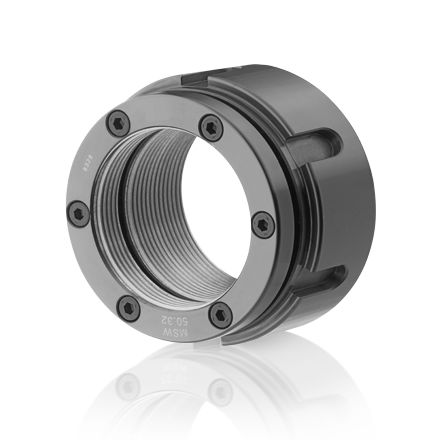 Controdado cilindrico - MSW series - SPIETH-MASCHINENELEMENTE GmbH & Co KG - in metallo / di precisione