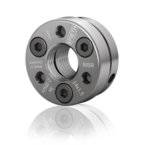Controdado di precisione - MSR series - SPIETH-MASCHINENELEMENTE GmbH & Co KG - cilindrico / di arresto / di acciaio