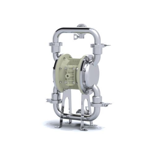 Pompa a membrana - D25-S1-2 - Gisan Ltd. - per prodotti chimici / azionata ad aria / fissa