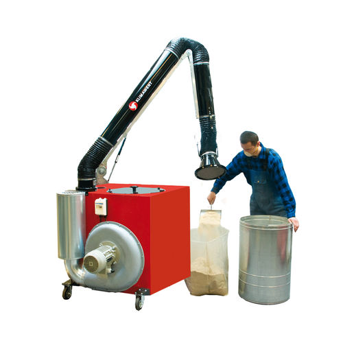Depolveratore a pulizia meccanica - ROBUST series - KLIMAWENT - ad alto rendimento / per polvere di legno / per polveri di lavorazione