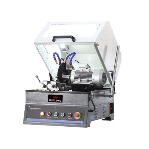 Macchina da taglio per metallografia - HLC-300T - Shanghai Hualong Test Instruments Corporation - a lama rotativa / per metallo / di campioni