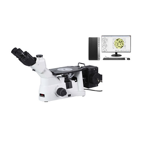 Microscopio metallografico - HL201-AW - Shanghai Hualong Test Instruments Corporation - da laboratorio / per ispezione / educativo